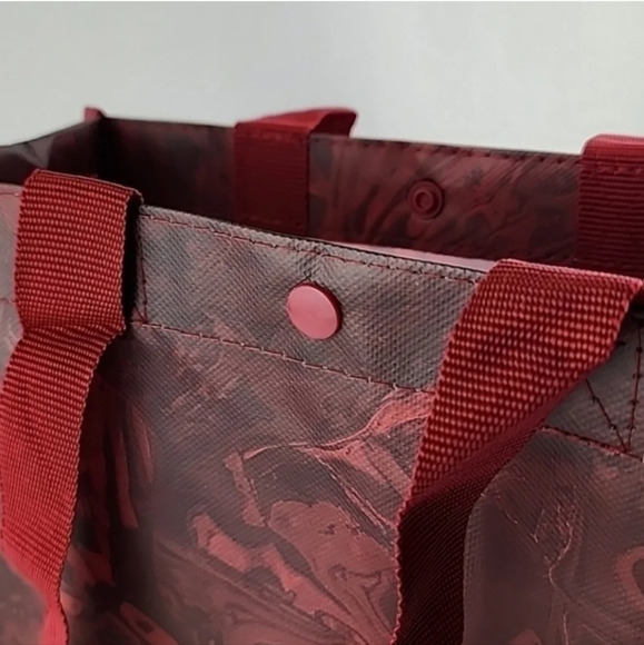 Lululemon Olympic Canada Limited  Edition Reusable Carryall Tote Burgundy C A N - Picture 2 of 6